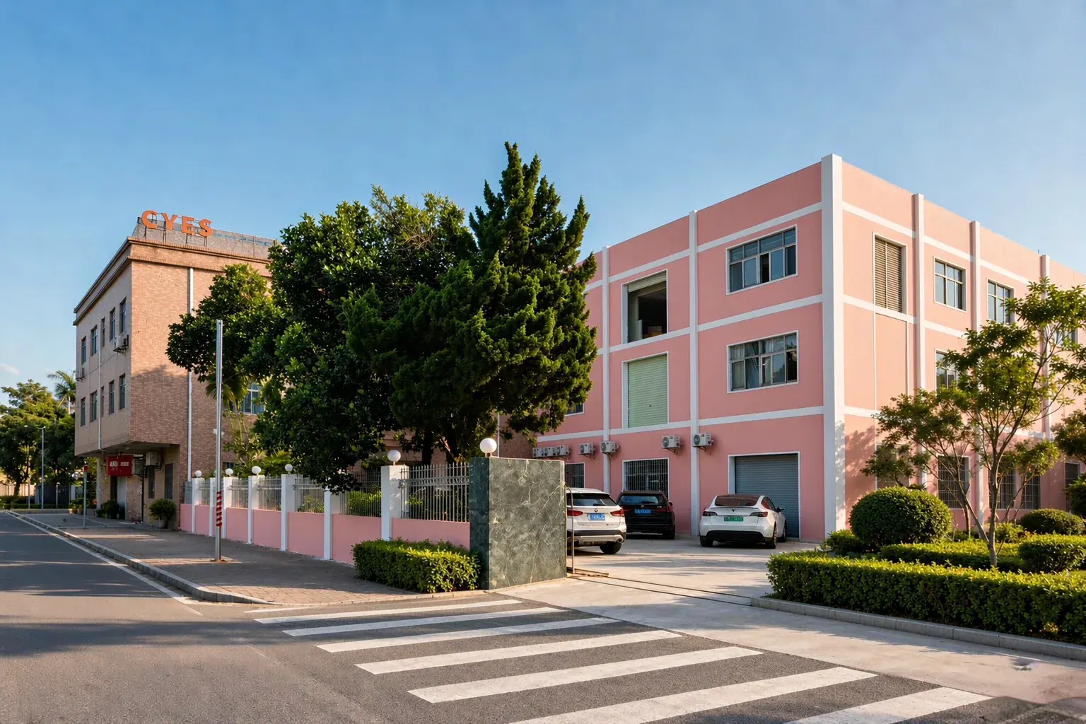Overview of the CYES Silicone 10,000 m² factory