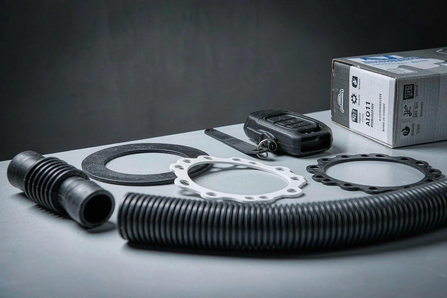 Custom silicone automotive seals hoses and covers